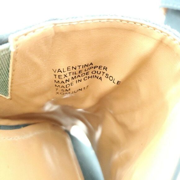 Nanette Lepore Teal Suede Embroidered Valentina - Picture 4 of 4